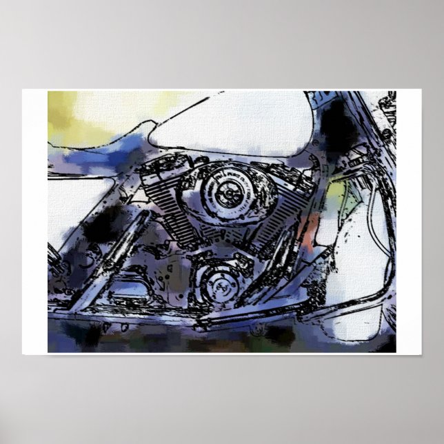 Road King Custom Poster (Front)