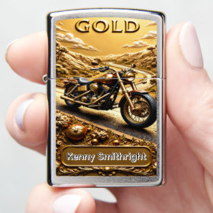 Road King Personalized Cruiser Silver Zippo Lighter