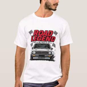 Road Legend Vintage Car Racing T-Shirt