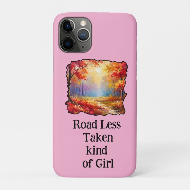 Road Less Taken kind of Girl Case-Mate iPhone Case (Back)