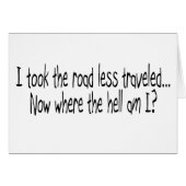 Road Less Traveled (Front Horizontal)