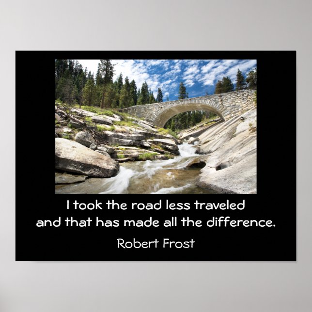 Road less traveled - art print (Front)