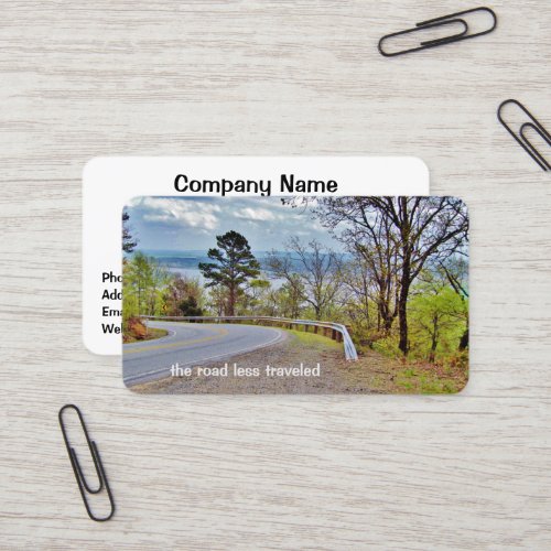 Road Less Traveled Business Card
