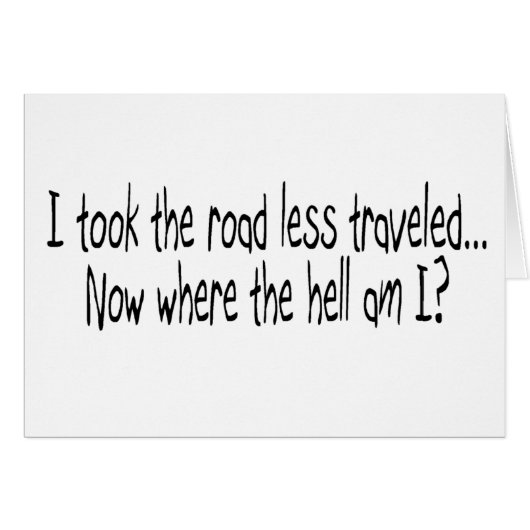 Road Less Traveled Cards (Front Horizontal)