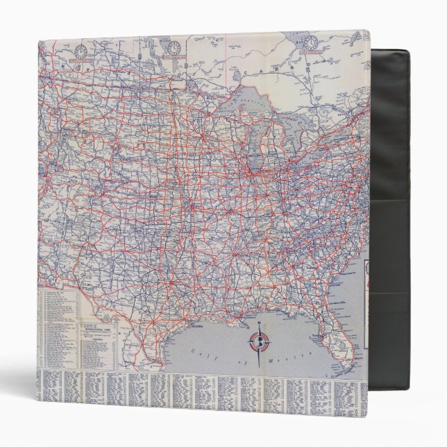 Road map United States Binder (Front/Inside)