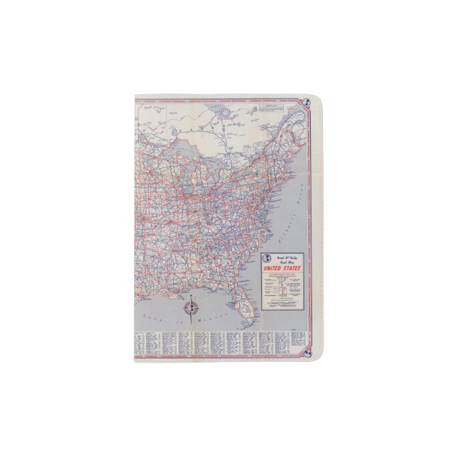 Road map United States Passport Holder (Front)