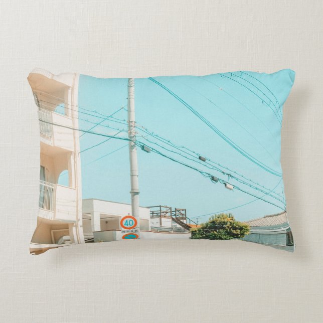 ROAD NEAR HOUSE ACCENT PILLOW (Front)