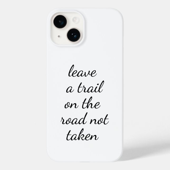Road Not Taken iPhone Case (Back)