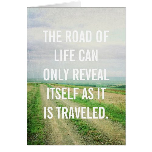 Road of Life Card