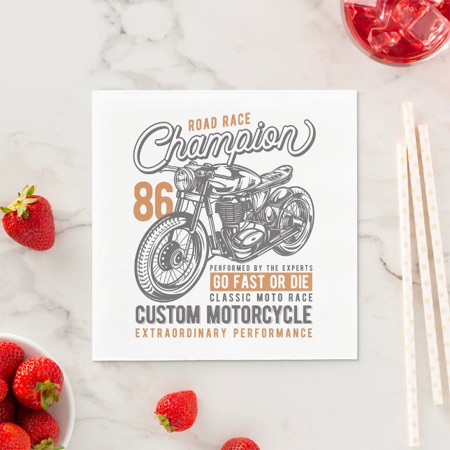 Road Race Champion Napkins (Creator Uploaded)
