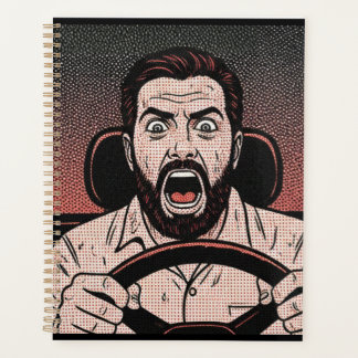 Road Rage Comic – Driver’s Fury Unleashed Planner