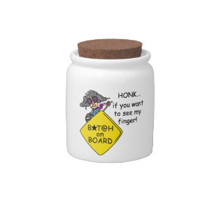 Road Rage Humor Candy Jar