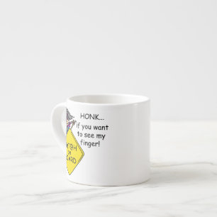 Road Rage Humor Espresso Cup