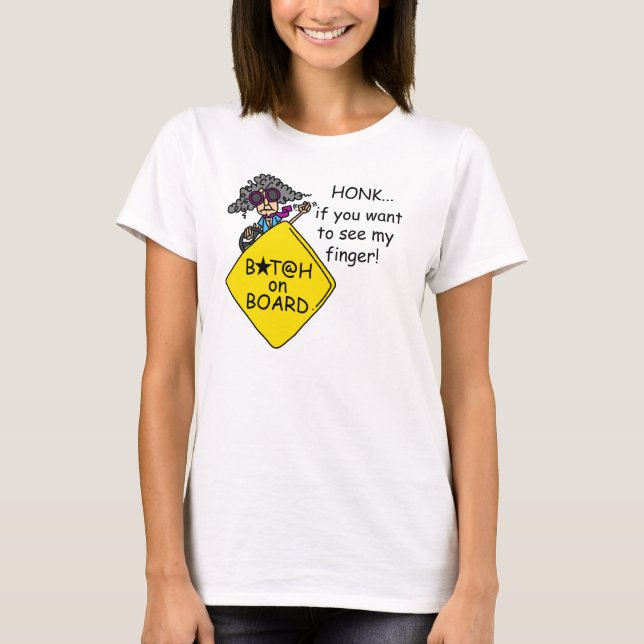 Road Rage Humor T-Shirt (Front)