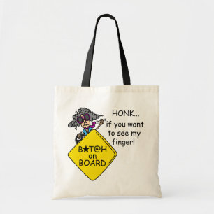 Road Rage Humor Tote Bag