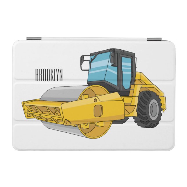 Road roller cartoon illustration  iPad mini cover (Horizontal)