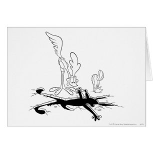 ROAD RUNNER™ and WILE E. COYOTE™ Shaped Hole Cards
