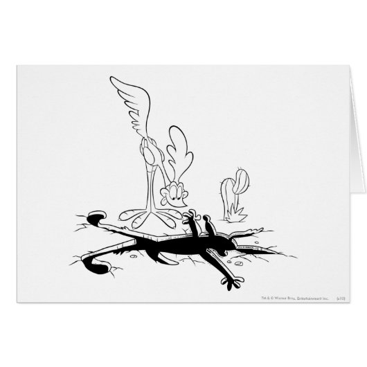 ROAD RUNNER™ and WILE E. COYOTE™ Shaped Hole Cards (Front Horizontal)