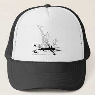 ROAD RUNNER™ and WILE E. COYOTE™ Shaped Hole Trucker Hat