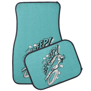 ROAD RUNNER™ BEEP BEEP!™ Halftone Car Floor Mat