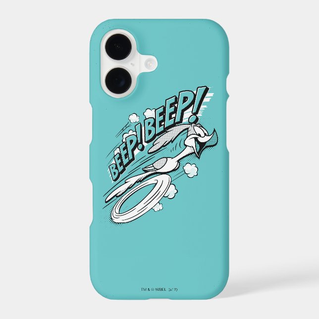 ROAD RUNNER™ BEEP BEEP!™ Halftone Iphone Case (Back)