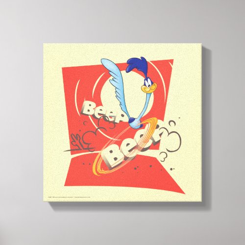 ROAD RUNNER BEEP BEEP Sunset Graphic Canvas Print