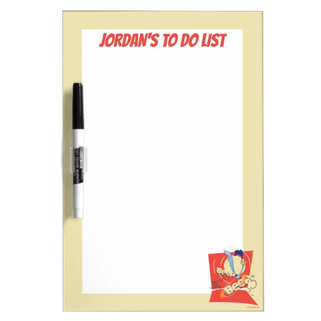 ROAD RUNNER™ BEEP BEEP!™ Sunset Graphic Dry Erase Board (Front)