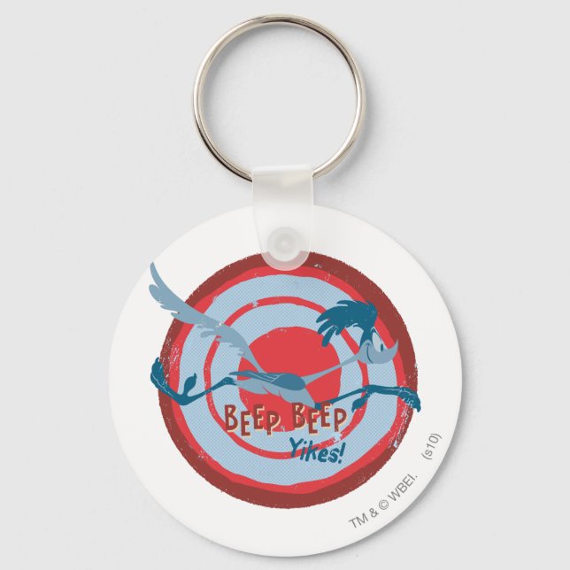 ROAD RUNNER™ BEEP BEEP!™ Yikes! Keychain (Front)