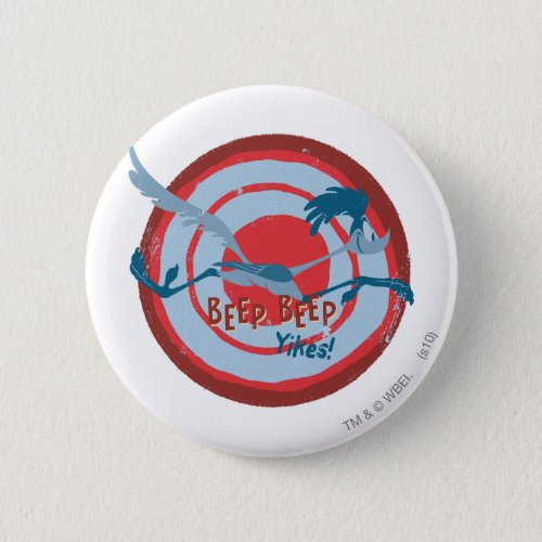 ROAD RUNNER BEEP BEEP Yikes Pinback Button