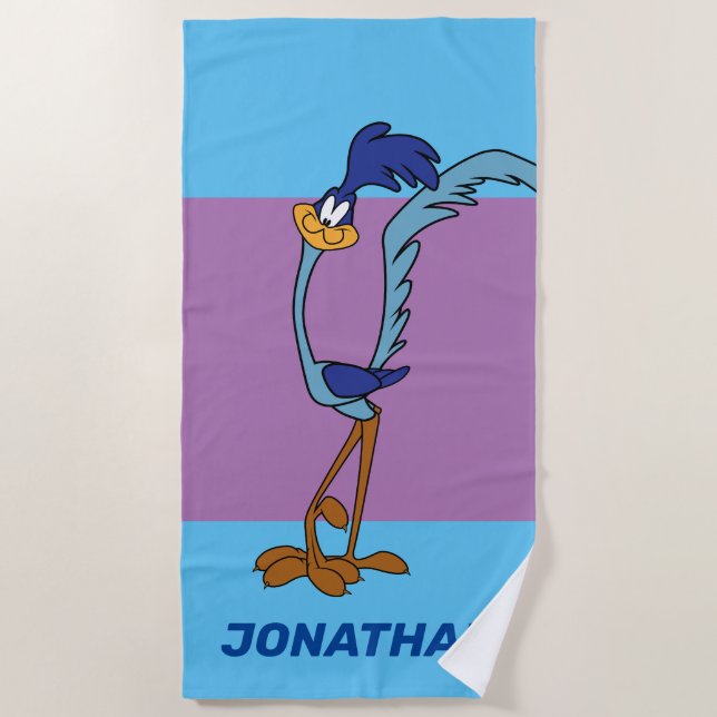 ROAD RUNNER™ Color Beach Towel (Front)