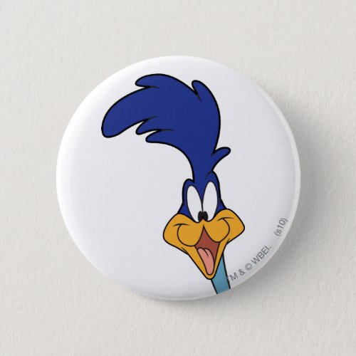 ROAD RUNNER Face Pinback Button