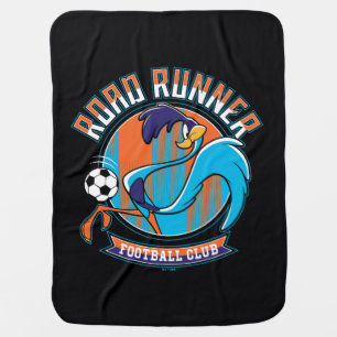 ROAD RUNNER™ Football Club Badge Baby Blanket