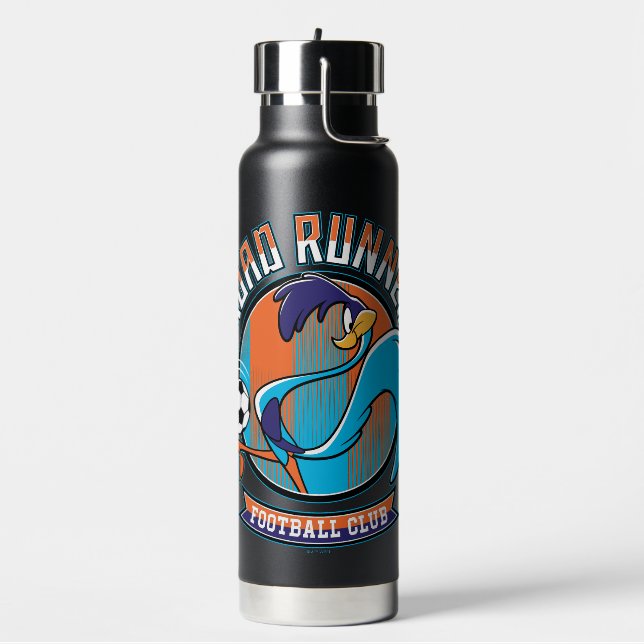 ROAD RUNNER™ Football Club Badge Water Bottle (Left)