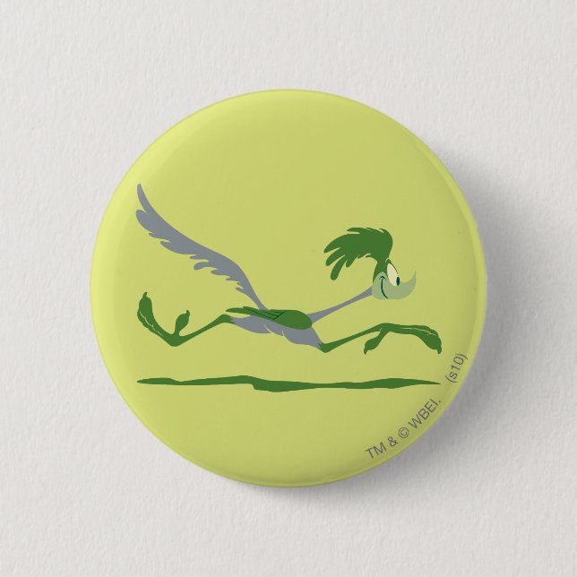 ROAD RUNNER™ Going Fast Pinback Button (Front)