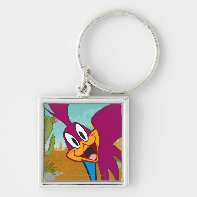 ROAD RUNNER™ Head Tilted Keychain (Front)