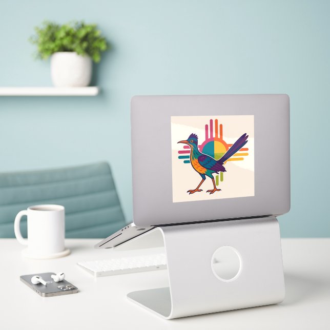 Road Runner NM  Sticker (Laptop On Desk)