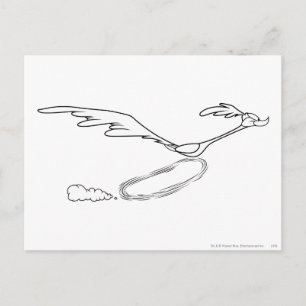 ROAD RUNNER™ Running Fast Postcard