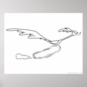 ROAD RUNNER™ Running Fast Poster