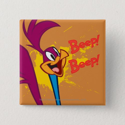 ROAD RUNNER Side Profile Pinback Button