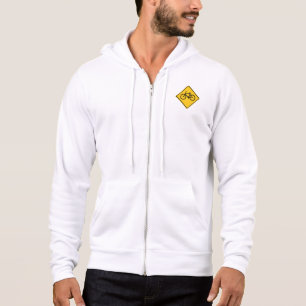 Road Sign Bicycle Hoodie