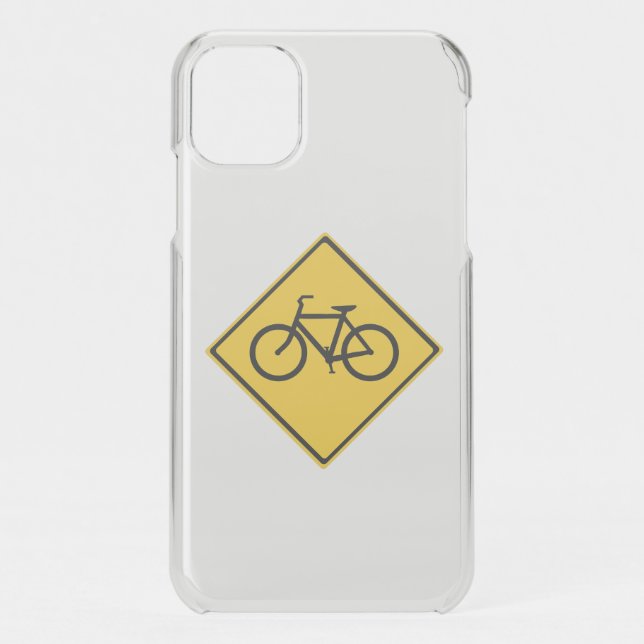 Road Sign Bicycle Uncommon iPhone Case (Back)
