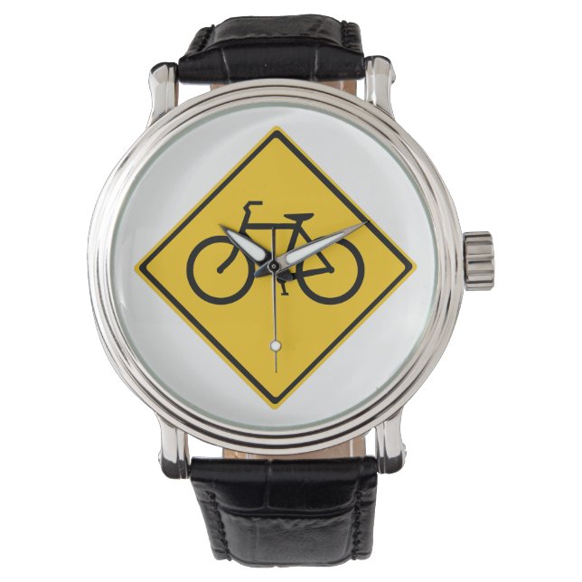 Road Sign Bicycle Watch (Front)