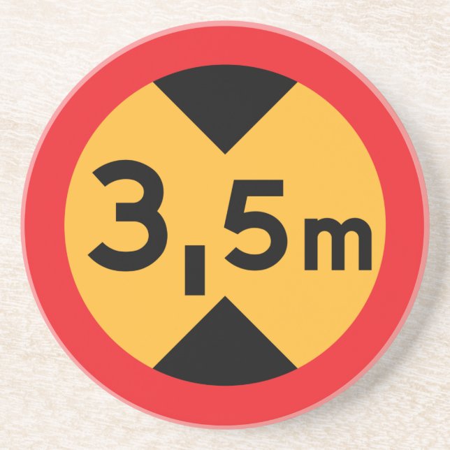 Road sign drink coaster (Front)