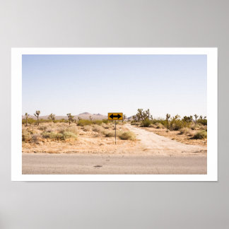 Road Sign in the Desert