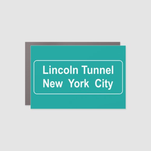 Road Sign Lincoln Tunnel