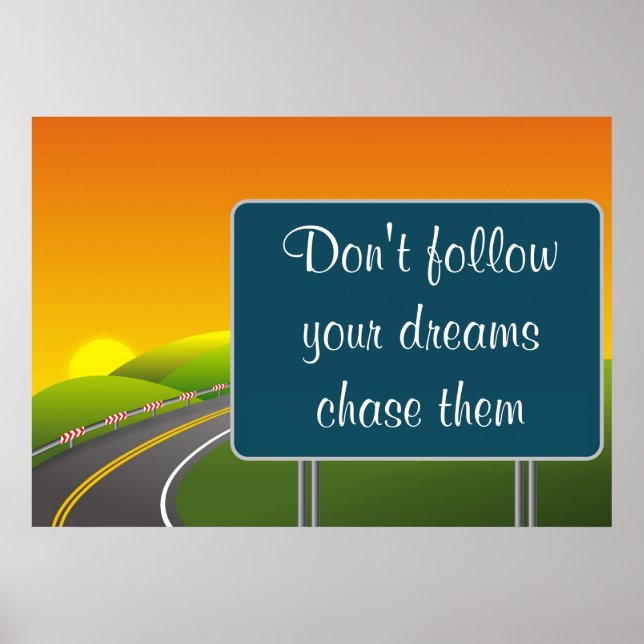 Road Sign Poster (Front)