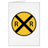Road Sign Railroad Crossing (Front)