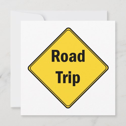 Road Sign_ Road Trip Invitation