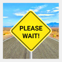 Road Sign Zoom Waiting Room Image