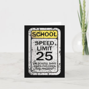 Road Signs Funny Traffic Signs Halloween Costume P Card